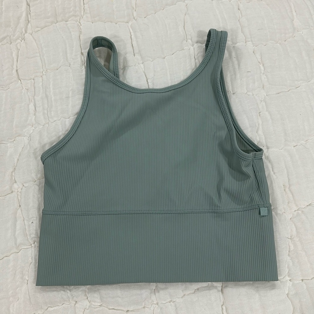 lululemon athletica Green Crop Top
